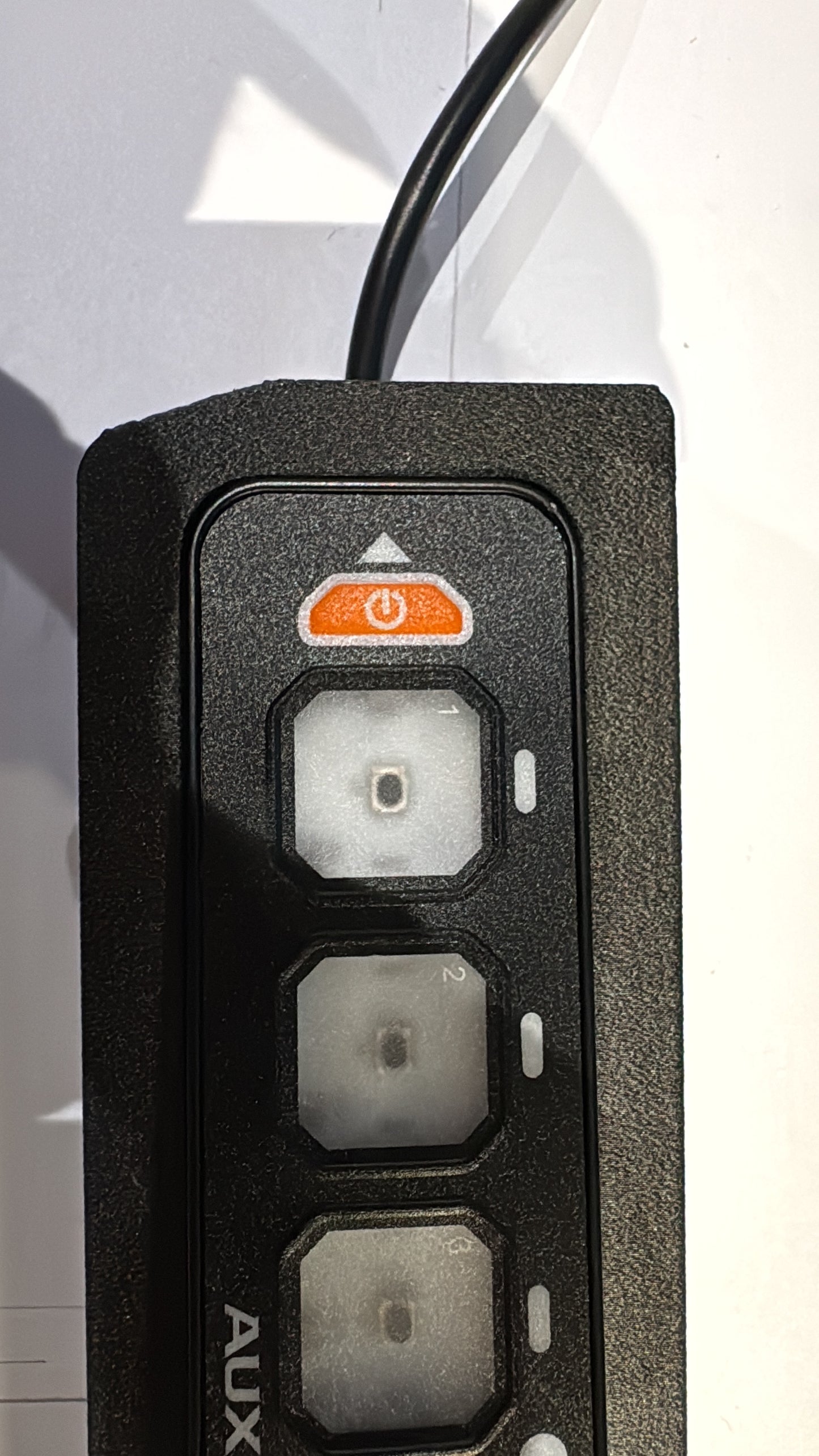 VW T7 / Ford Transit Overhead Cubby Facia for Auxbeam switch panel, Eberspacher EasyStart Pro, Autoterm / Planar comfort MV and Webasto Heater controller
