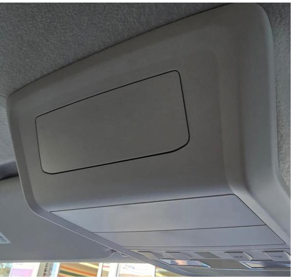 VW T6.1 Overhead Cubby Facia for Eberspacher EasyStart Pro, Autoterm / Planar comfort and MV Heater controller