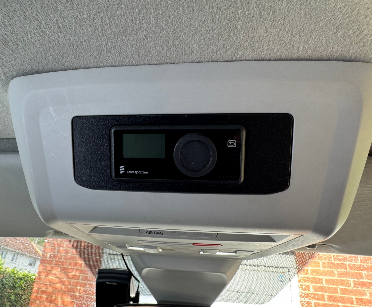 VW T6.1 Overhead Cubby Facia for Eberspacher EasyStart Pro, Autoterm / Planar comfort and MV Heater controller