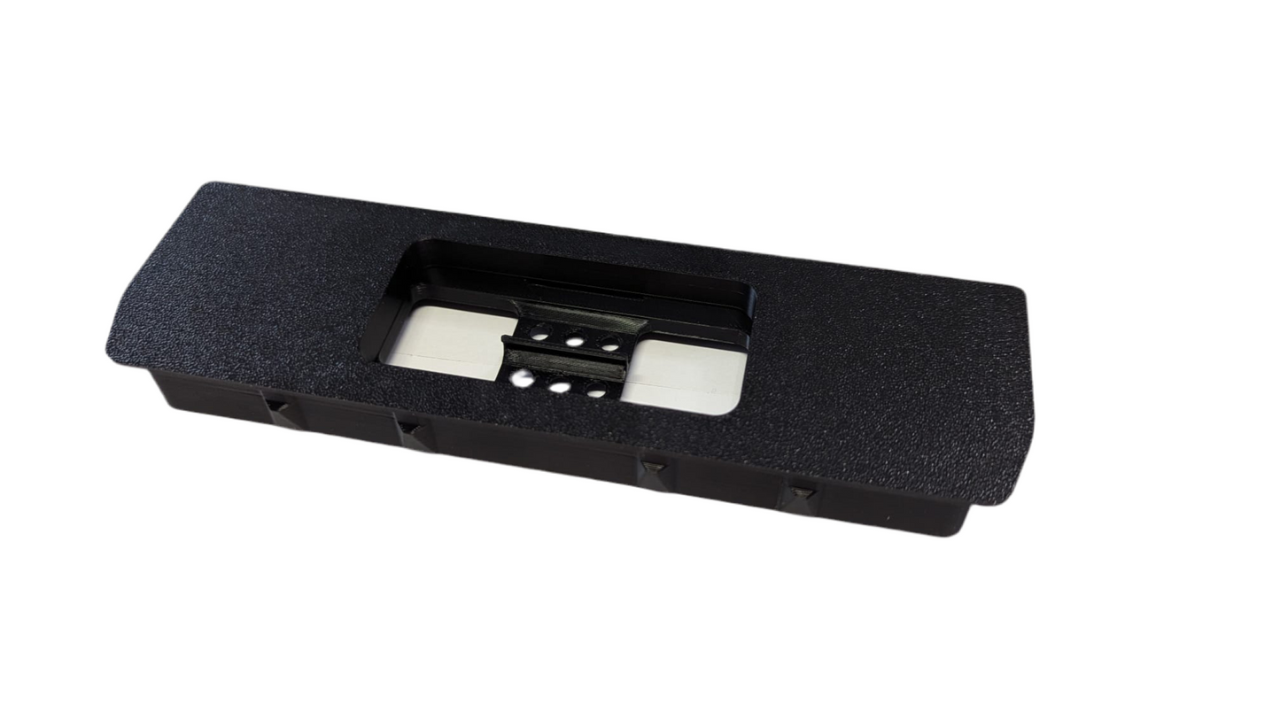 VW T7 / Ford Transit Overhead Cubby Facia for Auxbeam switch panel, Eberspacher EasyStart Pro, Autoterm / Planar comfort MV and Webasto Heater controller