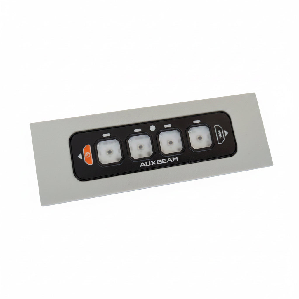 VW Crafter / MAN Overhead Cubby Facia for Auxbeam switch panel, Eberspacher EasyStart Pro, Autoterm / Planar comfort MV and Webasto Heater controller